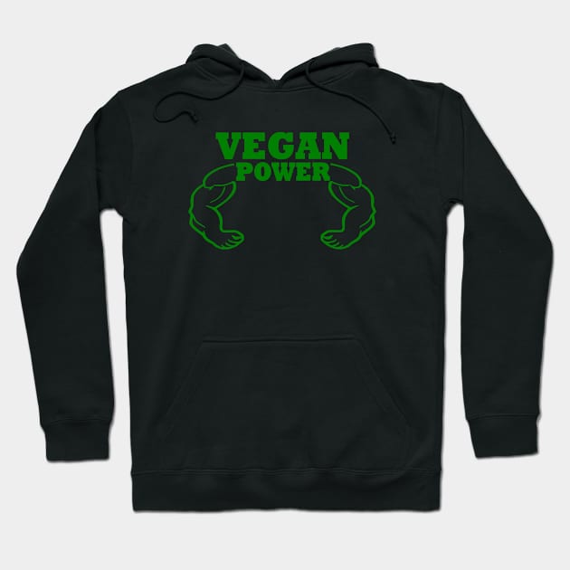 VEGAN POWER Hoodie by Milaino